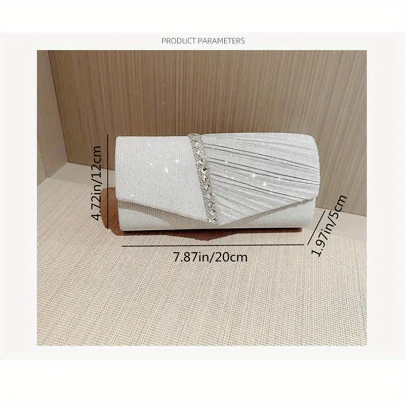 Elegant Clutch Purses With Sparkly Details