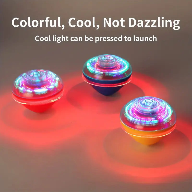 Spinner Top with Motion Sensor & Light Show - Interactive Gyroscope Toy for 3-6 Years