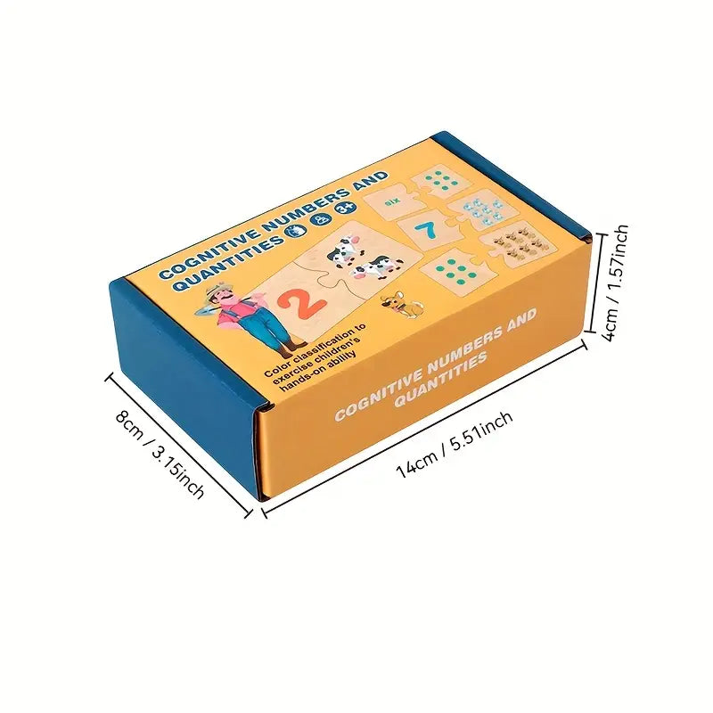 Kids' Number Matching Puzzle Toy - Arithmetic Early Learning