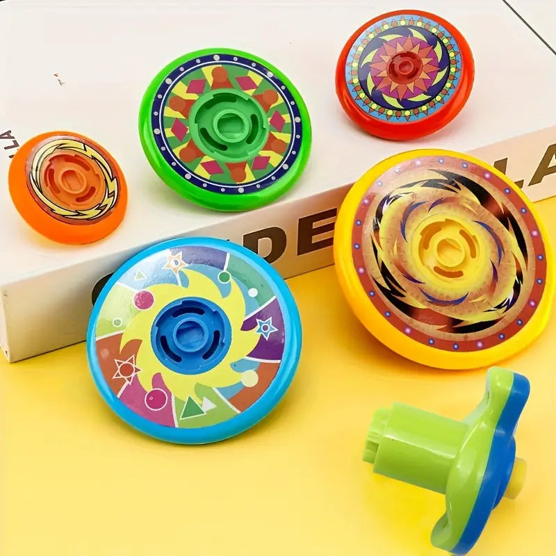 Colorful Spinning Multi-layer Spinning Toy to Play And Battle