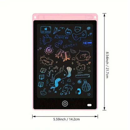 Colorful ZMIU LCD Writing Tablet, ABS Material, Non-Rechargeable Button