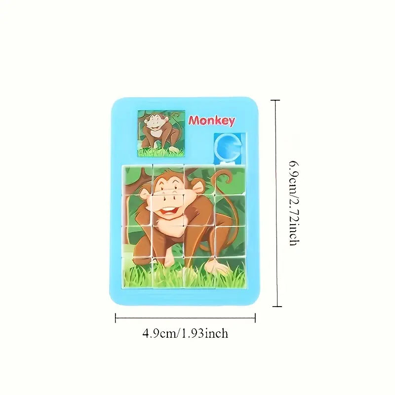 Plastic Animal Sliding Puzzle Huaron Road Toy Puzzle