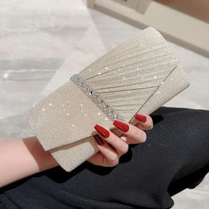 Elegant Clutch Purses With Sparkly Details