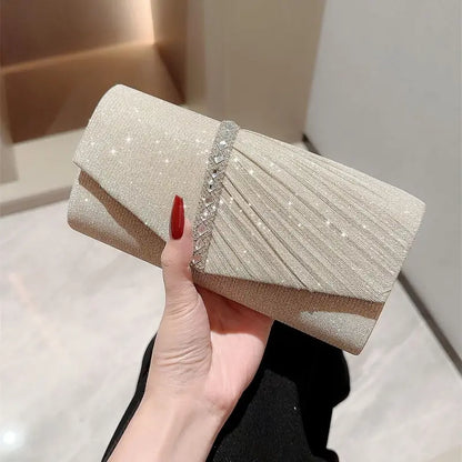 Elegant Clutch Purses With Sparkly Details