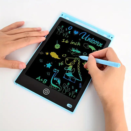 Colorful ZMIU LCD Writing Tablet, ABS Material, Non-Rechargeable Button