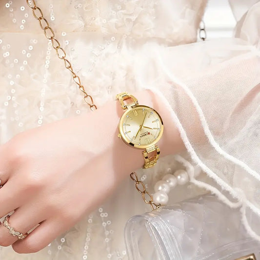Minimalist Dial with Alloy Case & Band