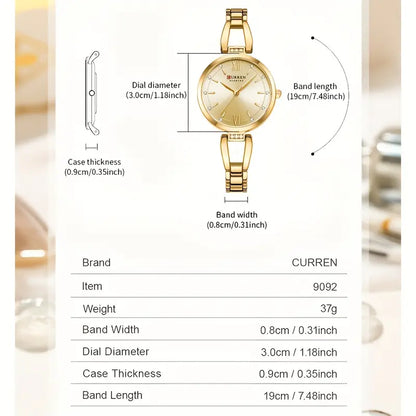 Minimalist Dial with Alloy Case & Band