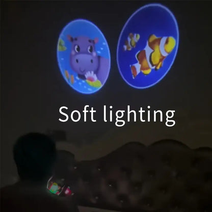 Projection Flashlight Puzzle Toys, Animal Dinosaur Vehicle Space for Fun