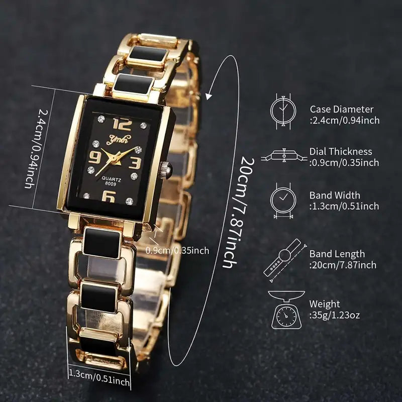 Watch Exquisite Light Luxury Digital Dial Trendy Minimalist Casual Quartz Wristwatch