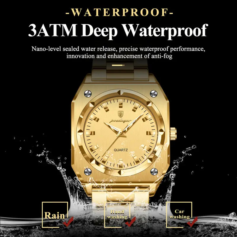 Elegant Women's Quartz Watch, Luminous with Calendar