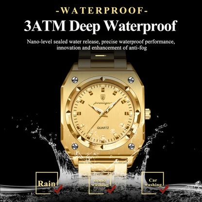 Elegant Women's Quartz Watch, Luminous with Calendar