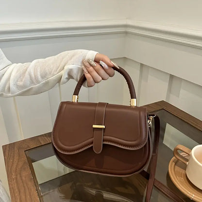 Women'S Adjustable Crossbody Bag with Buckle Closure