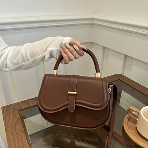 Women'S Adjustable Crossbody Bag with Buckle Closure