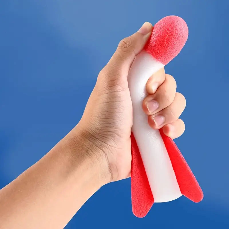Interactive Outdoor Rocket Launch Toy Set - Manual Stepping Rocket