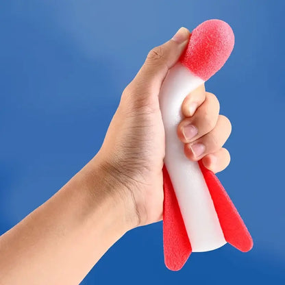 Interactive Outdoor Rocket Launch Toy Set - Manual Stepping Rocket