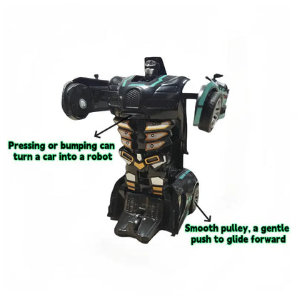 New Cool Deformation Mecha Toy Car Inertia Collision Deformation Toy