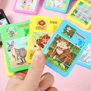 Plastic Animal Sliding Puzzle Huaron Road Toy Puzzle