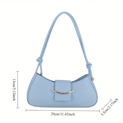 Elegant Shoulder Crossbody Bag with Magnetic Closure - Minimalist Design