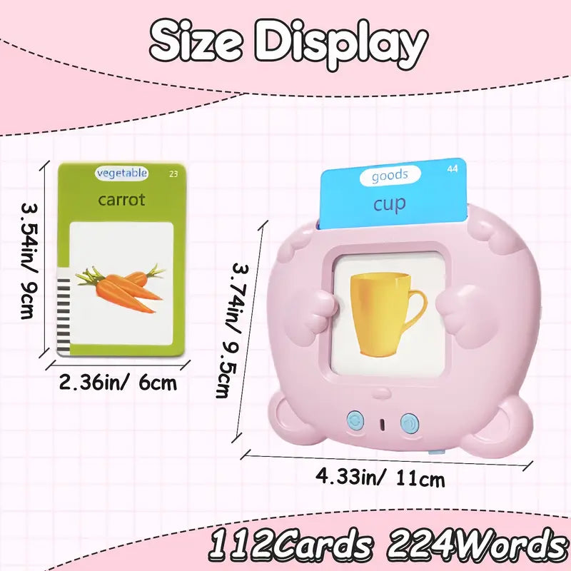 Talking Flash Cards Language Learning Toys with 224 Sight Words