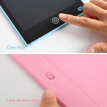 Colorful ZMIU LCD Writing Tablet, ABS Material, Non-Rechargeable Button