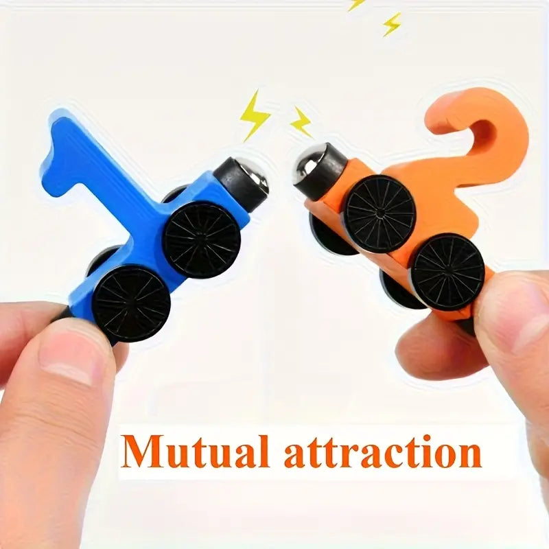 Magnetic digital train/Building block assembly car/Puzzle wooden toys