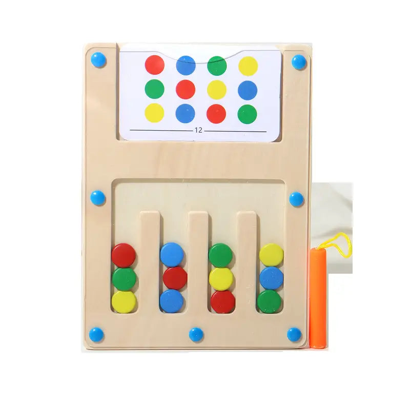 Sorting Maze Game for Youngsters - Dual Player Card Battle