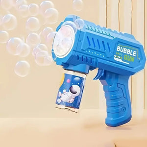 Children's fully automatic colorful light bubble machine