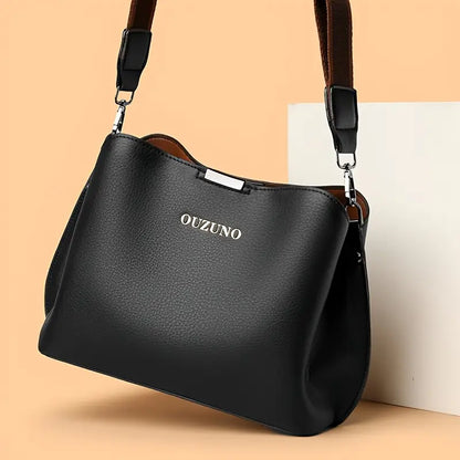 Casual PU Crossbody Bag for Women, Fashionable 2024 Bucket