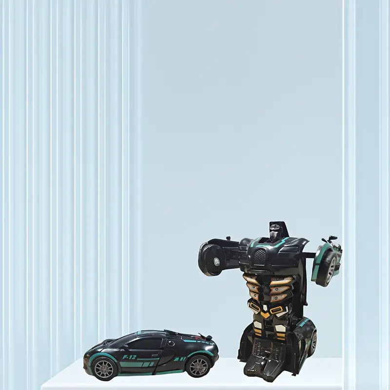New Cool Deformation Mecha Toy Car Inertia Collision Deformation Toy