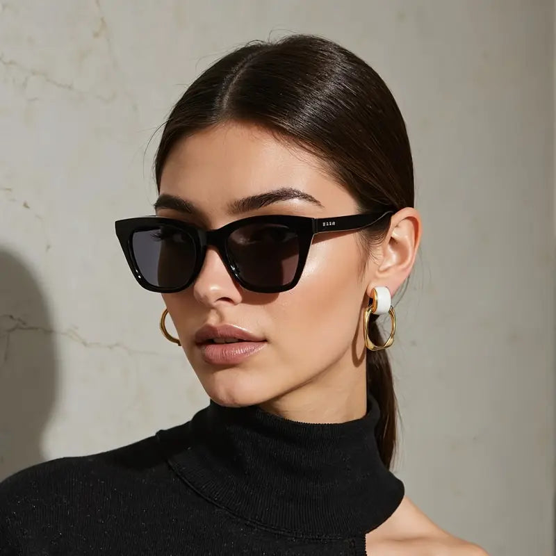 Needle Exaggerated Metal Circle Earrings - High-End Personality Trend Niche All-Match
