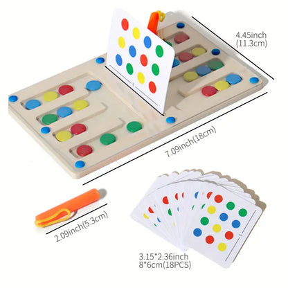 Sorting Maze Game for Youngsters - Dual Player Card Battle
