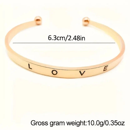 Women's Roman Quartz Watch and Heart Bracelet Set - Square Case, Analog Display