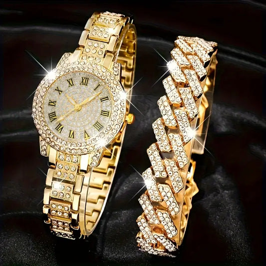 Featuring a Stylish And Elegant Round Quartz Watch for Women