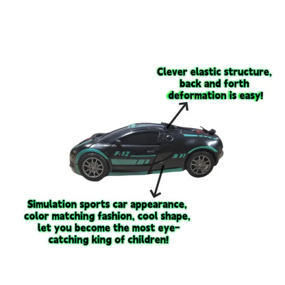 New Cool Deformation Mecha Toy Car Inertia Collision Deformation Toy