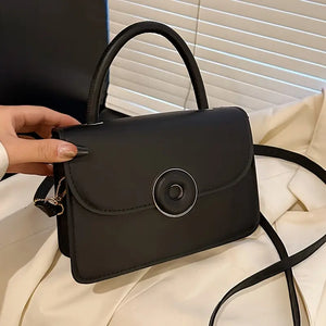 Crossbody Bag with Adjustable/ Detachable Strap - Minimalist Square Purse