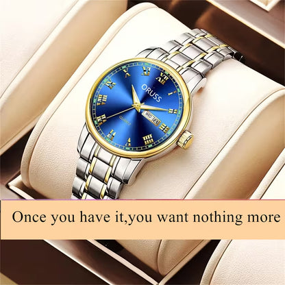 This Women'S Watch Features a Unique And Elegant Design