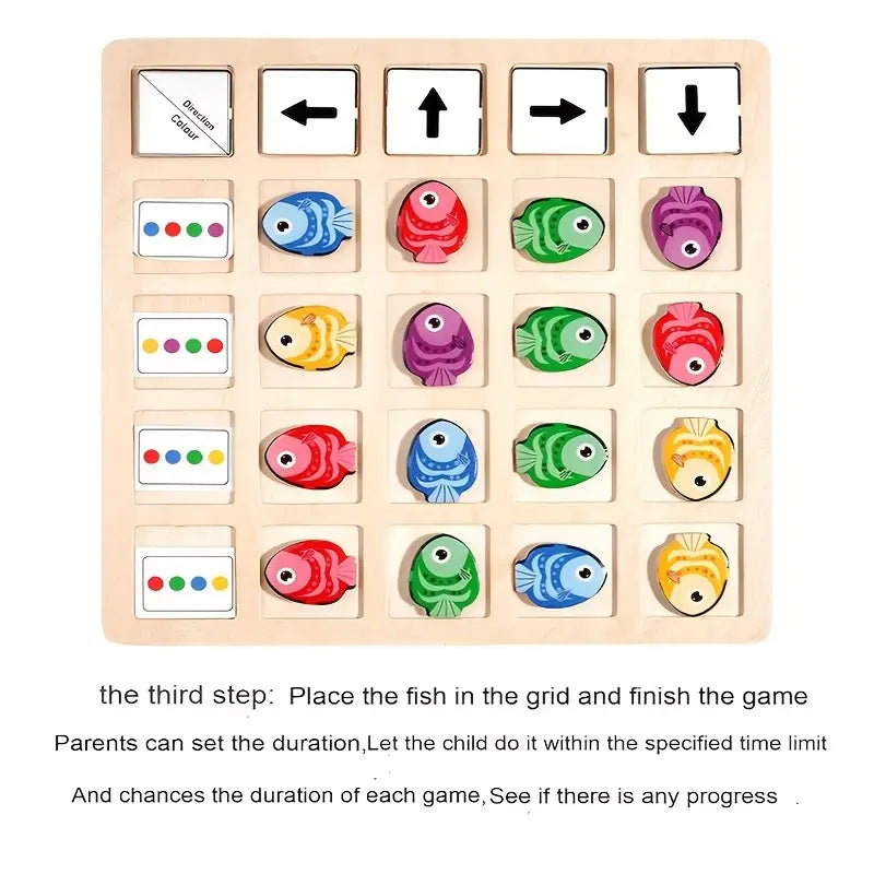 Little Fish Direction Game, Color Recognition and Directional Logic Training