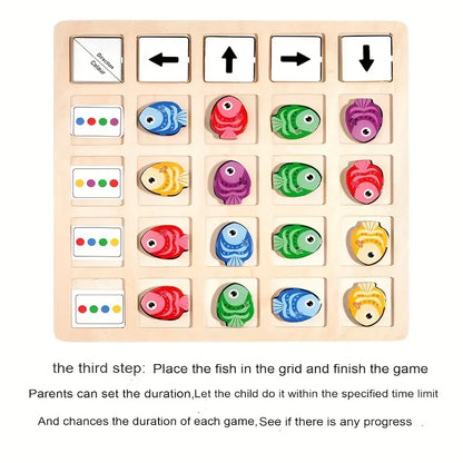 Little Fish Direction Game, Color Recognition and Directional Logic Training