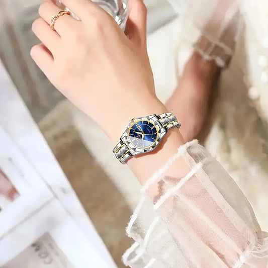 Luxury Quartz Watch - Simple, Luminous, Casual Calendar Timepiece