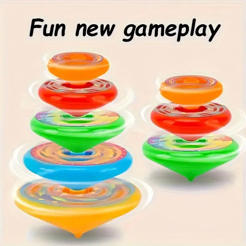 Colorful Spinning Multi-layer Spinning Toy to Play And Battle