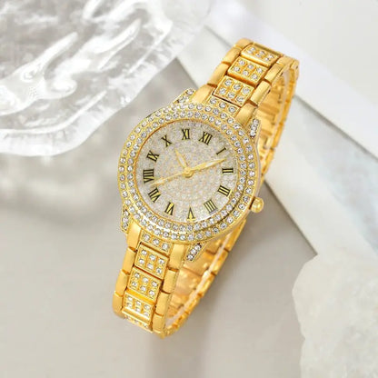 Featuring a Stylish And Elegant Round Quartz Watch for Women