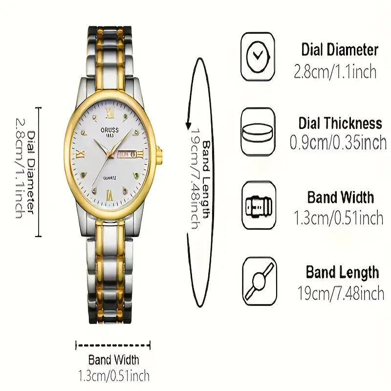 High-End Calendar Watch, Suitable for Daily Life Business Travel