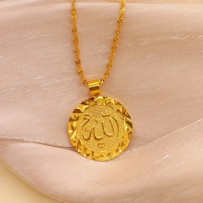 Muslim style pendant necklace for women, fashionable jewelry