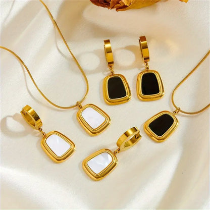 European and American style natural shell geometric triangle