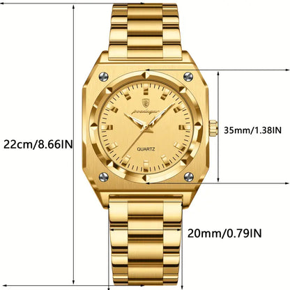 Elegant Women's Quartz Watch, Luminous with Calendar