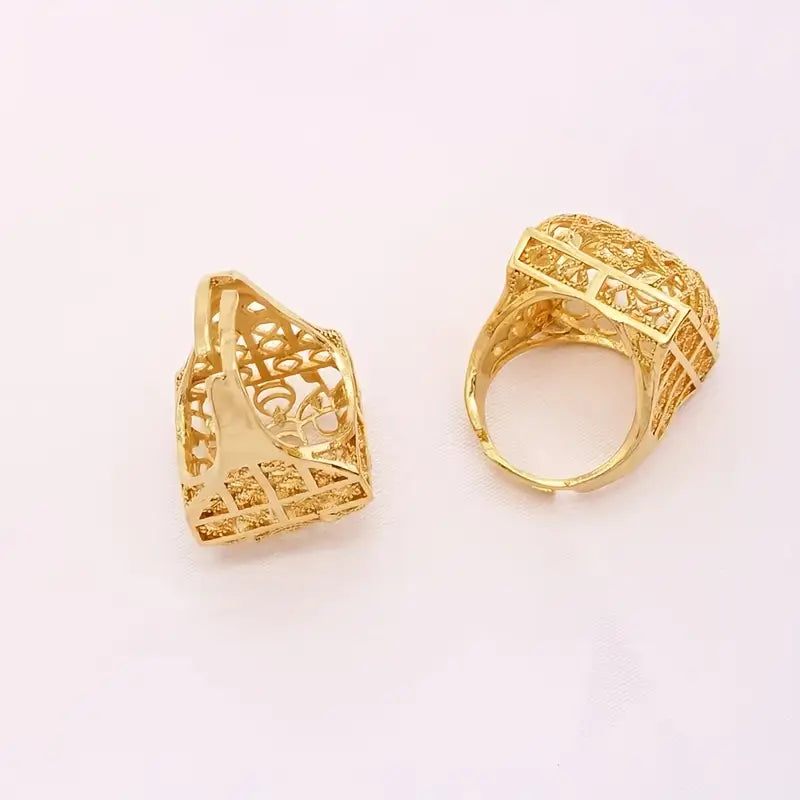Women's Elegant Golden-Plated Jewelry Set