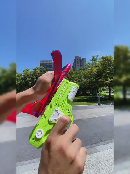 Aerodynamic Airplane Launcher System for Outdoor Flying