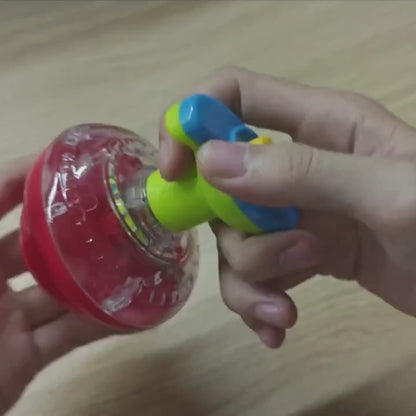 Spinner Top with Motion Sensor & Light Show - Interactive Gyroscope Toy for 3-6 Years