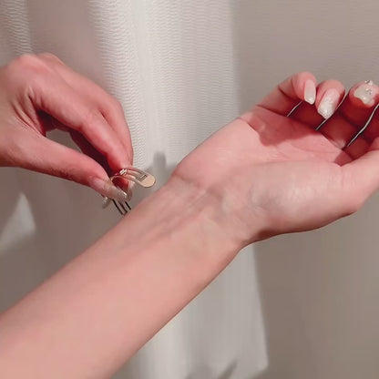 Bangel Cuff And Ring As One Set Jewelry Accessary